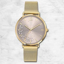 Girl Only GO Reloj De Pulsera Mujer mujer reloj de cuarzo Acero oro UGO695354