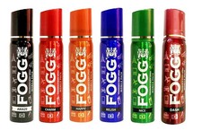 Fogg Spray Corporal Unisex 25ml x6 Paquete de Fragancia de Larga Duración