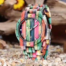 Reloj de Cuarzo de Bambú para Hombres con Estilo y Función de Fecha - El Regalo