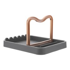 Volteador de sartenes organizador de utensilios de cocina para soporte de utensilios de cocina