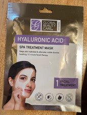Mascarilla de tratamiento de spa con ácido hialurónico Global Beauty Care