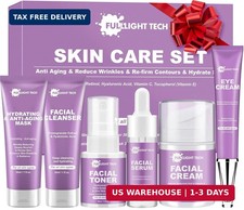 Set de cuidado de la piel, 6 piezas cuidado de la piel antienvejecimiento con retinol coreano, hidrato, sel hidratante