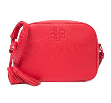 Bolso Bandolera de Hombro de Cuero Thea para Mujer TORY BURCH Rojo Brillante 55369