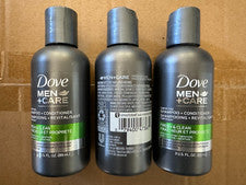 Champú más acondicionador 2 en 1 Dove Men+Care Fresh Clean 3 oz TAMAÑO DE VIAJE