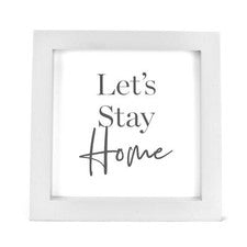 Placa de pared colgante Widdop Momentos decorativa nuevo hogar regalo - Quedémonos en casa
