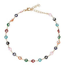 Collar Gargantilla Mal de Ojo Collar para Mujer Collar Cadena Joyería Collar Cadena