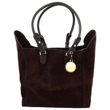 Bolso de Mano Burberry Mediano de Gamuza de Becerro Escudo 8075550