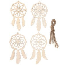 Kit de 40 piezas para colgar decoración de sala de estar atrapasueños artesanía