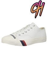 Zapatos deportivos Pro-Keds Royal Lo de cuero blanco con cordones