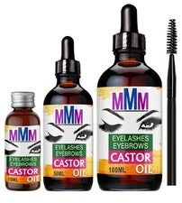 Aceite de ricino 100% orgánico puro para pestañas cejas crecimiento del cabello cuidado corporal