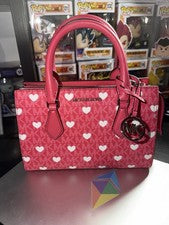 Michael Kors Sheila Mujer Pequeño Adornado MK Logo Cartera Bolso Hibisco