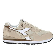 Diadora Para Hombres N.92 Con Cordones Dd Confort Tenis Zapatos Informales - Beige