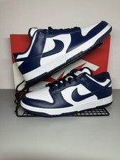 Nike Dunk Low Retro azul marino y blanco para hombre Reino Unido talla 9