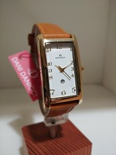 Reloj nuevo clásico Dani Danicci en acero inoxidable ipg dorado antialérgico