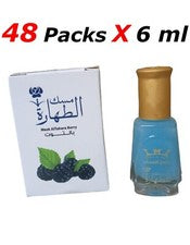 48 paquetes de almizcle de bayas Al Tahara para mujer perfume puro aceite de almizcle 48 paquetes X6 ml