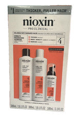 Nioxin Pro Clinical System 4, cabello coloreado, seco, dañado, combate el adelgazamiento