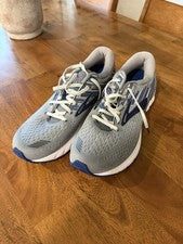 Zapatilla deportiva Brooks Adrenaline GTS 19 para hombre con cordones de caña baja gris/azul