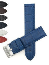 Correa de reloj de cuero impermeable de 24 mm para Citizen Eco-Drive