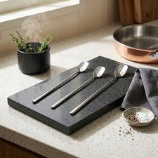 316 SS Largo para Mango Cuchara Batidora Set 3 Piezas para Cocinar Mezclar Servir