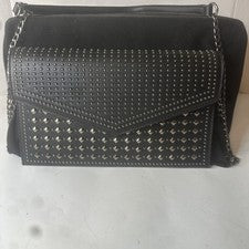 Bandolera MMS DESIGN STUDIO Aryanna BGS-48743 Negra Nueva Tachonada