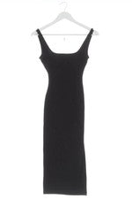 Vestido lápiz H&M negro talla 34 poliamida casual minimalista