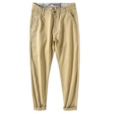 Pantalones estilo harén causal para hombre Pantalones lápiz lisos cónicos pantalones jogger verano