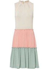 Nuevo Vestido Jersey T. 40/42 Rosa Arena Mint Mujer Vestido Casual Sin Mangas