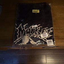 Camiseta negra Market Studios Skeleton Dunk Till Death talla L nueva con etiquetas
