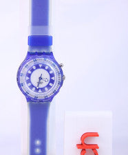 Swatch Scuba 200 Loomi de 1997 "FISH EYE" - SDN903 - ¡NUEVO & EMBALAJE ORIGINAL con luz!