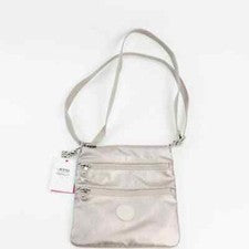 Bolso Bandolera Kipling Mujer Keiko Beige Correa Ajustable Bolsillos con Cremallera S Nuevo