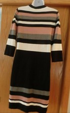 VESTIDO MUJER, NUEVO CON ETIQUETA, ALTA CALIDAD, ALLISON BRITTNEY, RAYAS, TALLA S