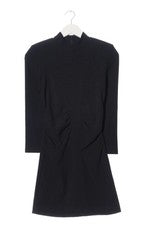Vestido casual mujer Zara manga larga elegante minimalista negro 34
