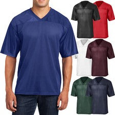 Camiseta para hombre cuello en V malla que absorbe la humedad estilo fútbol XS-XL 2X, 3X, 4X