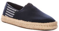 Toms Alp Rope 2.0 Alpargatas Tejidas Sin Cordones Hombre Entrenador En Azul Marino Reino Unido 7-12