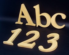 Letras de madera-De 10 cm a 50 cm de alto-MDF-Pintura disponible-Hogar-Artesanía-Garamo