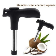 Juego de herramientas de apertura de coco con diseño ergonómico para un fácil manejo y
