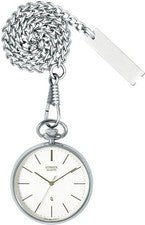 Citizen Collection BC0420-61A reloj de bolsillo esfera plateada cuarzo