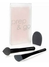 Macys Prep & Go 4 Piezas Belleza Maquillaje Cuidado de la Piel Cepillo Herramienta Set de Regalo Bolsa - Totalmente Nuev