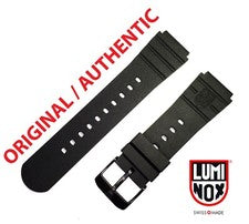 Correa de reloj de goma original OEM Luminox DPB 3000 3900 8000 SELLO AZUL MARINO