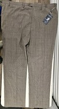 Pantalones de vestir Ralph Lauren cómodos flexibles talla 50X38 gris sin dobladillo preppy nuevos con etiquetas