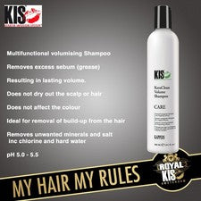Champú Kappers KIS KeraClean Volume 300 ml elimina el exceso de sebo - UK STOCKIST