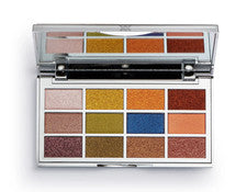 XX Revolution - Paleta de sombras de ojos CrystalXX "Karat" 10 g - Maquillaje con brillo de vidrio