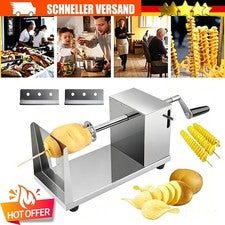 Cortador en espiral de patatas y manzanas de acero inoxidable Twister cortador en espiral cortador de patatas