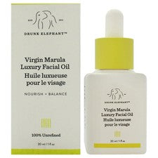Aceite facial de lujo Drunk Elephant para damas Virgin Marula 1,0 oz cuidado de la piel