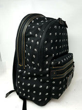 🌟🌷COACH Academy Mochila Viaje Bolso para Laptop Negro Diamante Cordura *AUTÉNTICO*