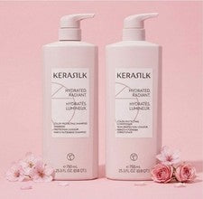 CHAMPÚ Y ACONDICIONADOR PROTECTOR DEL COLOR Kerasilk Essentials, 25,3 oz 🌿 set profesional 🌿