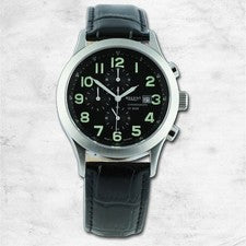 Regent Hombre Reloj Analógico Pulsera Negro