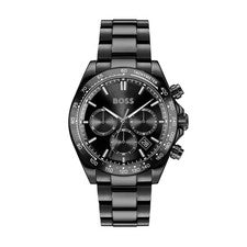 RELOJ CRONÓGRAFO HUGO BOSS HB 1514271 HERO 2.0 NEGRO ORIGINAL PARA HOMBRE NUEVO