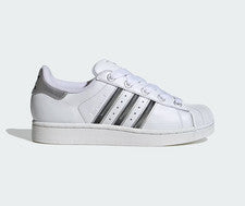 Zapatillas de cuero Adidas Superstar 2 para mujer blancas JR4233