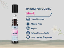 Aceite de perfume Musk / CPO | Almizcle blanco, ámbar, vainilla | Attar unisex de larga duración